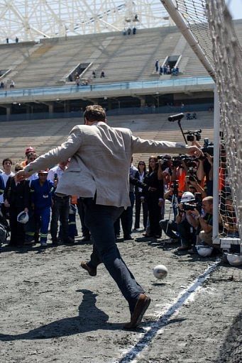 FIFA secretary-general Jerome Valcke says that concerns over Brazil's preparations for 2014 had eased